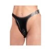 Zado Leather G-string With Internal Dildos