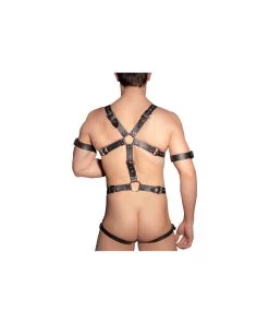 Zado Leather Strap Body With Penis Rings -Sex Toy Store 20101001110 rs
