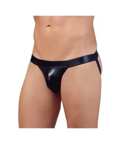 Svenjoyment Black Wet Look Jockstrap