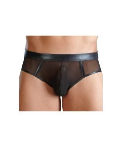 Svenjoyment Black Sheer Mesh Jock Briefs