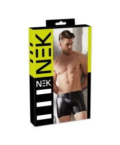 NEK Black Biker Style Boxer Shorts -Sex Toy Store 21323031701 verp