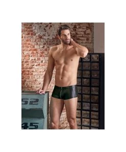 NEK Black Matte Look Trunks With Zipper -Sex Toy Store 21325751701 nor d
