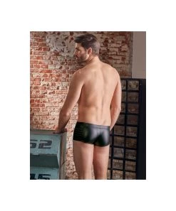 NEK Black Matte Look Trunks With Zipper -Sex Toy Store 21325751701 rs b
