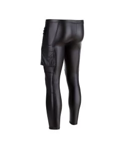 NEK Black Skinny Matte Look Rock-'n'-roll Pants -Sex Toy Store 21402171701 hollow rs