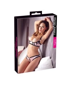 Cottelli Lingerie Pink Shelf Bra With Crotchless Briefs -Sex Toy Store 22203773231 verp 60ab997a4e943