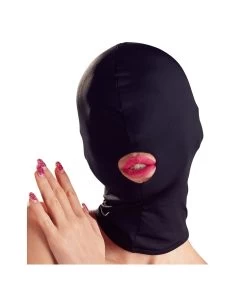 Bad Kitty Black Open Mouth Hood Mask