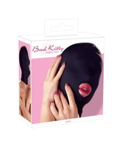 Bad Kitty Black Open Mouth Hood Mask -Sex Toy Store 24903661001 verp