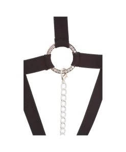 Bad Kitty Black Strap Body With Rhinestones -Sex Toy Store 24922371101 det