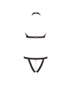 Bad Kitty Black Strap Body With Rhinestones -Sex Toy Store 24922371101 hollow rs