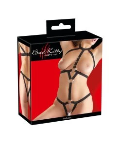 Bad Kitty Black Strap Body With Rhinestones -Sex Toy Store 24922371101 verp