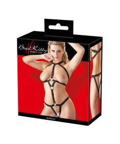 Bad Kitty Black Strap Body With Rhinestones -Sex Toy Store 24922371101 verp b