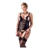 Cottelli Lingerie Black Lace Basque With Open Cups -Sex Toy Store 26314661051 nor a 4 3