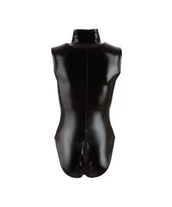 Cottelli Lingerie Black Matte Look Bodysuit With Zipper -Sex Toy Store 26411861021 hollow rs