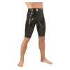 Late X Mens Black Latex Cycling Shorts With Penis Sleeve -Sex Toy Store 29100041701 nor a