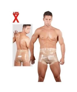 Late X Transparent/skin-coloured Latex Diaper Briefs -Sex Toy Store 29501705700