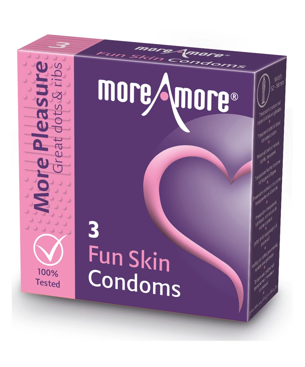 MoreAmore Fun Skin (3 / 12 Pcs) 3 MoreAmore Fun Skin (3 / 12 Pcs)