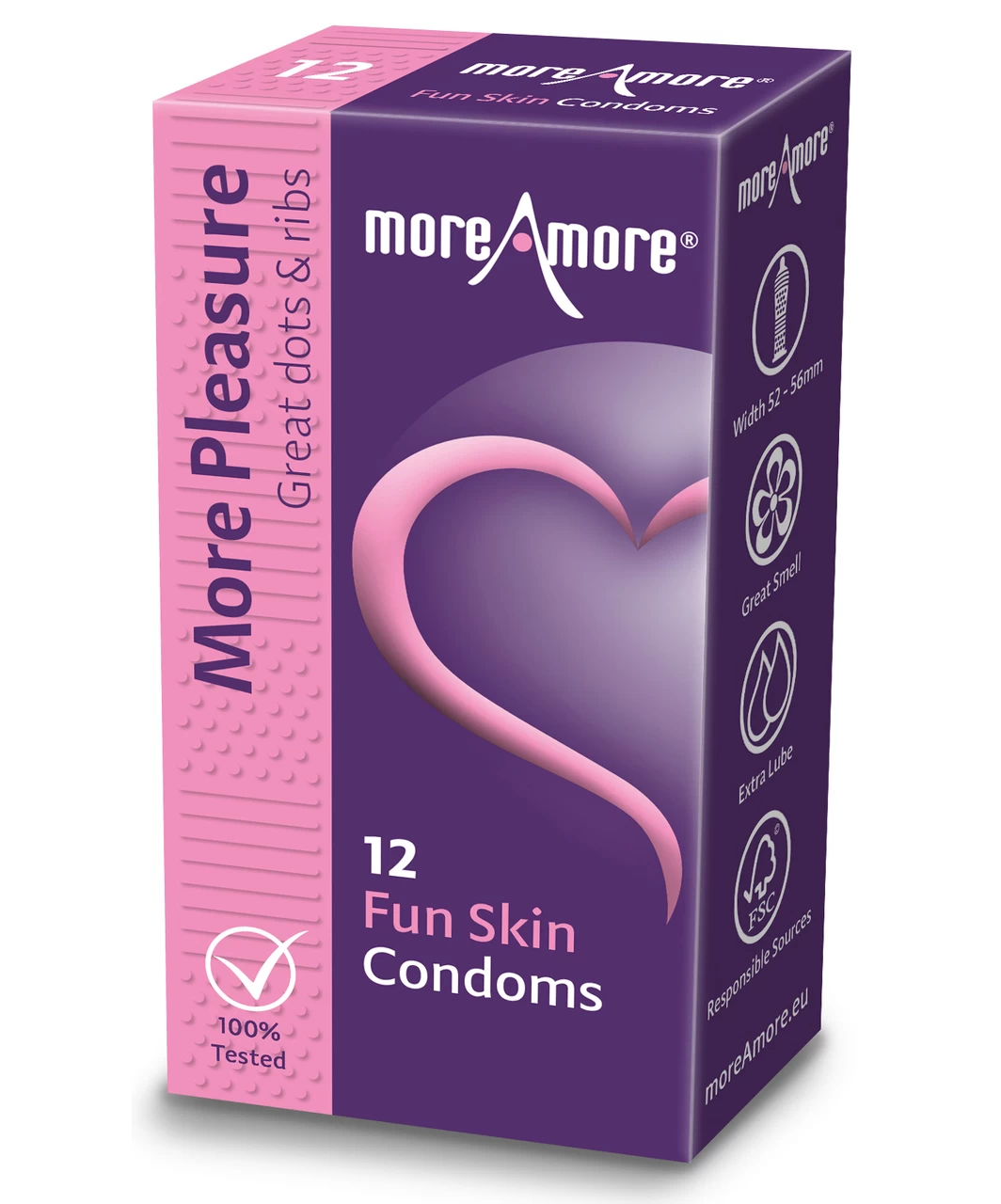 MoreAmore Fun Skin (3 / 12 Pcs) 4 MoreAmore Fun Skin (3 / 12 Pcs) - Image 2