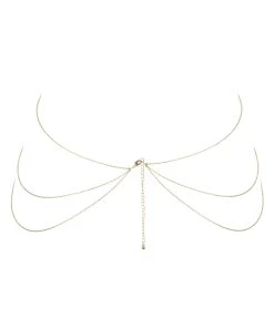 Bijoux Indiscrets Metallic Chain X Shaped Body Jewelry -Sex Toy Store E28441 1 hr