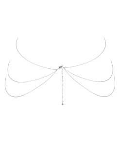 Bijoux Indiscrets Metallic Chain X Shaped Body Jewelry -Sex Toy Store E28448 1 hr