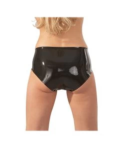 Late X Latex Briefs With 3 Dildos -Sex Toy Store Late X 10 3 1