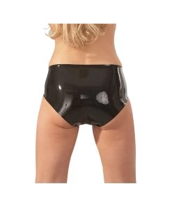 Late X Latex Briefs With External Dildo -Sex Toy Store Late X 2 1