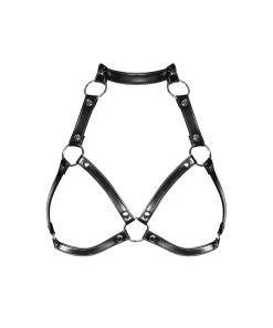 Obsessive Black Faux Leather Harness -Sex Toy Store a740 harness 2
