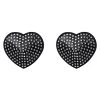 Obsessive Black Heart-shaped Rhinestone Pasties -Sex Toy Store a750 black heart shaped rhinestone pasties 1