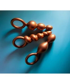 Anal Adventures Matrix Beaded Loop Plug -Sex Toy Store anal adventures matrix beaded loop plug m