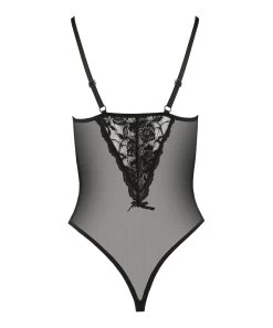 Avanua Melek Black Bodysuit With Lacing -Sex Toy Store avanua melek black bodysuit with lacing 4