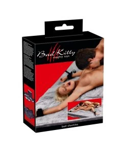 Bad Kitty Black Bed Restraints -Sex Toy Store bad kitty black bed restraints 5279550000 4