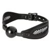 S&M Fishnet Ball Gag -Sex Toy Store black fishnet ball gag