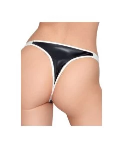 Black Level Black & White Vinyl String -Sex Toy Store black level black white vinyl string 3