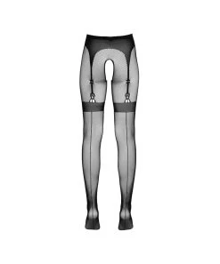 Cottelli Lingerie Black Net Crotchless Tights -Sex Toy Store black net crotchless tights 25103751101 4