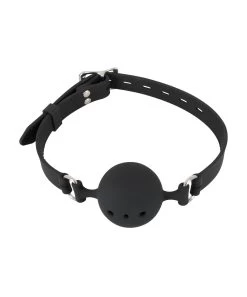 Bad Kitty Black Silicone Ball Gag