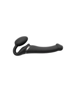 Strap-on-me Strap On Me Black Vibrating Bendable Strap-on