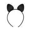 Coquette Black Leatherette Cat Ears Headband -Sex Toy Store blk leatherette cat ears headband