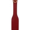 Taboom Burgundy Faux Leather Paddle -Sex Toy Store burgundy faux leather paddle