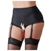 Cottelli Lingerie Black Crotchless Suspender Briefs -Sex Toy Store cc 88 7 1 1