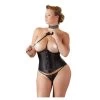 Cottelli Lingerie Black Waist Cincher -Sex Toy Store cc korsete 1 4