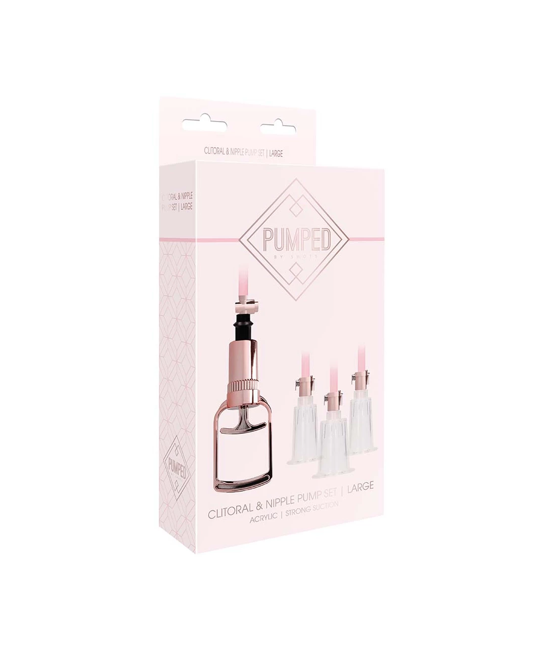 Shots Toys Pumped Rose Gold Clitoral & Nipple Pump Set 9 Shots Toys Pumped Rose Gold Clitoral & Nipple Pump Set - Image 7