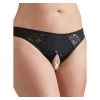 Cottelli Lingerie Black Crotchless Panties -Sex Toy Store cottelli lingerie black crotchless panties 231053810 1
