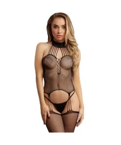 Le Désir Black Net Bodystocking