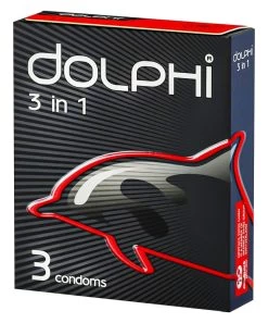 Dolphi 3 In 1 Condoms (3 Gab.)
