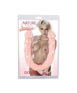 Nature Skin Double Flexi Dong Double Ended Dildo -Sex Toy Store double dong 3