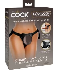 King Cock Elite Comfy Body Dock Strap-On Harness -Sex Toy Store elite comfy body dock strap on harness 6