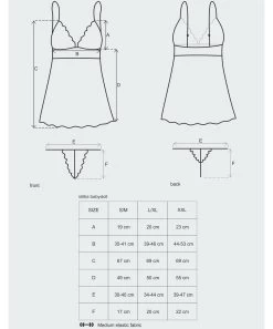 Obsessive Black Sheer Babydoll With Lacy Top -Sex Toy Store eng idillia babydoll