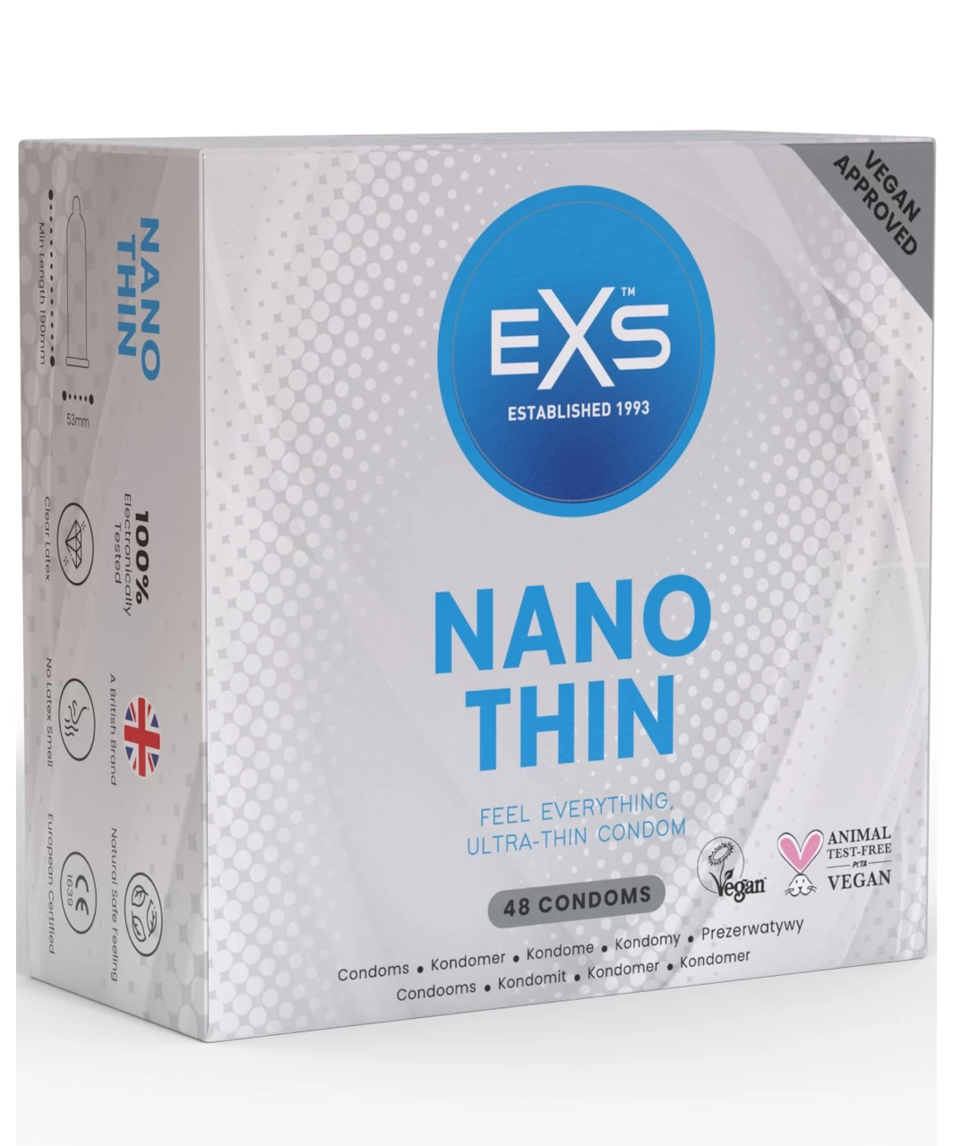 EXS Nano Thin Condoms (48 / 100 Pcs) 6 EXS Nano Thin Condoms (48 / 100 Pcs) - Image 4