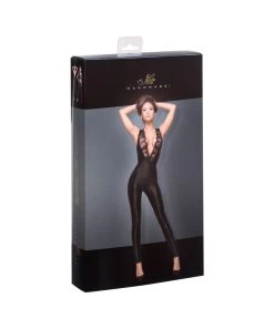 Noir Handmade Black Matte Look Low Cut Catsuit -Sex Toy Store f167 black matte look low cut catsuit p