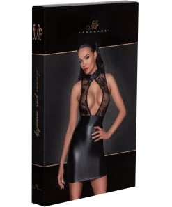 Noir Handmade Black Matte Look & Sheer Mesh Mini Dress 14 Noir Handmade Black Matte Look & Sheer Mesh Mini Dress -Sex Toy Store f241 black matte look sheer mesh mini dress p