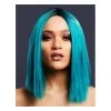 Fever Kylie Turquoise/black Ombre Short Straight Wig -Sex Toy Store fever kylie 72049